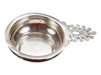 Sterling Silver Round Bowl With Tab - 5.285 Troy Ou.