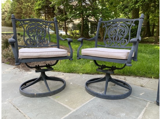 Outdoor Swivel Captains Chairs