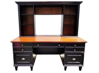 Councill Furniture Hardwood Desk Unit - MAMARONECK PICKUP