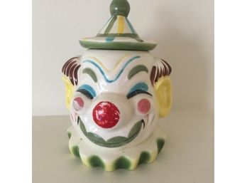 Antique Clown Cookie Jar