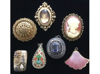 Beautiful Lot Of Vintage Brooches & Pins
