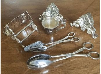 Silverplate Serving Pieces Lot