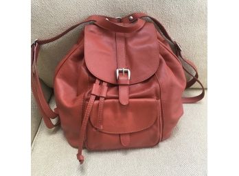 Garnet Hill - Soft Leather Backpack Style Handbag