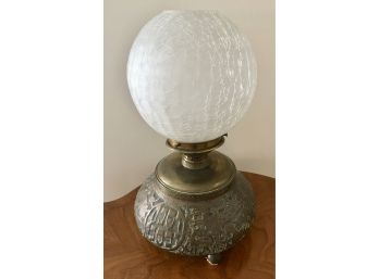 Rare Antique Brass Judaica Lamp