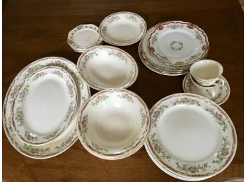 Assorted China Lot -22 Pieces -Various Patterns