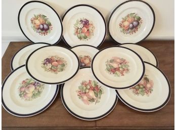 Lot Of 11 -  9' Fruit Plates