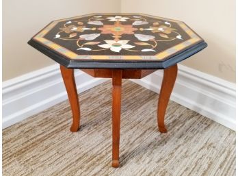 Lovely Antique Pietra Dura Coffee Table