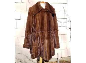 Jack/Paul Waltzer Couture Full Length Sheared Mink Coat