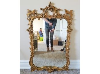 Opulent Gilded Hollywood Regency Style Mirror