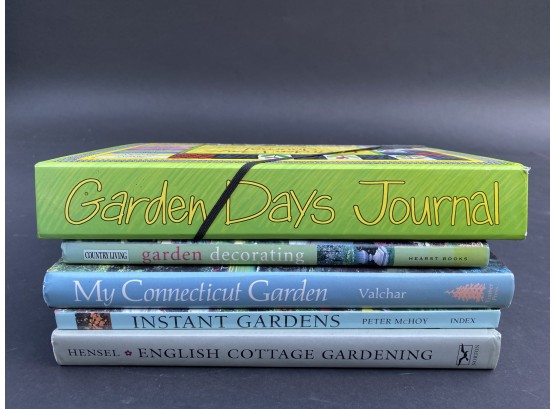 A Short Stack Of Garden-Related Books