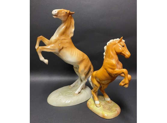 Vintage Porcelain Horse Figurines