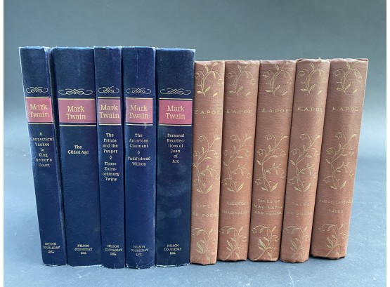 Vintage Volumes: Mark Twain & Edgar Allen Poe