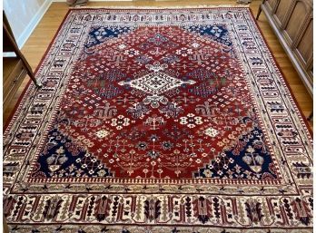 Beautiful Wool Hand Knotted Mori Tabriz Oriental Carpet