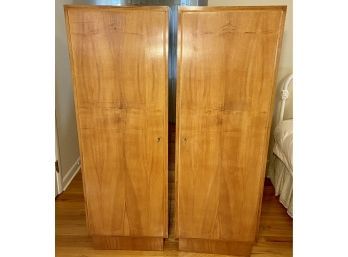 Two Wood Modular Closets