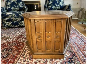 Drexel Six Sided End Table/Storage Cabinet