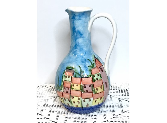 Italian Hand Painted Pitcher