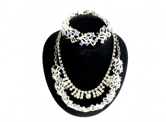 Rhinestone Bracelet & Necklaces