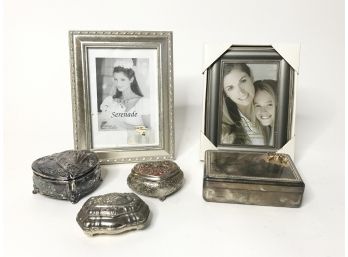 Silver Trinket Boxes And Frames