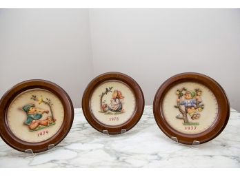 Set Of Three Hummel Plates