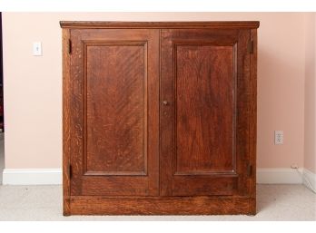 Antique Oak Cabinet From Finch College