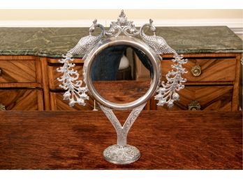 Beautiful Art Deco Aluminum Vanity Mirror