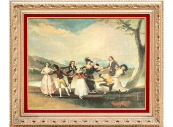 A Print Of Individuals Dancing In A Circle