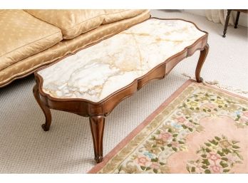 Great Heavy Antique Marble Coffee Table