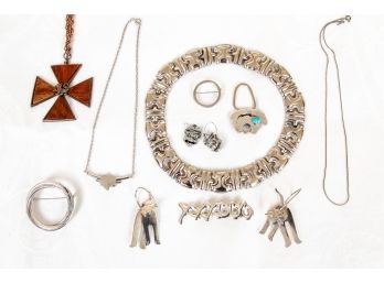 Large Assortment Of Jewelry, Some Sterling Silver Some Costume