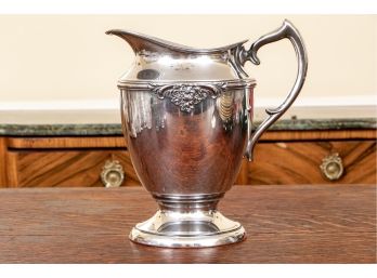 Standout Silver Plate Water Pitcher
