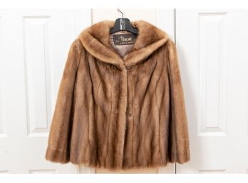 Lilly Daché For Wells-Treister Authentic Mink Coat Size 10