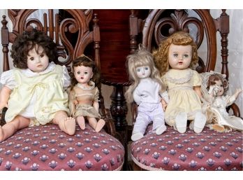 Collection Of 5 Vintage Dolls