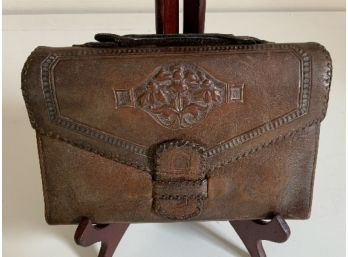 Antique Tooled Leather Purse