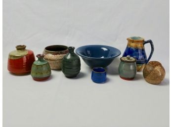 Lot Of Artist Pottery Pieces (9)