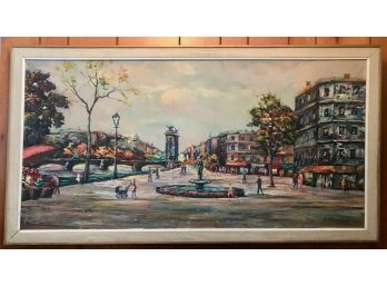 A. Blanchard, French Oil On Canvas, Signed