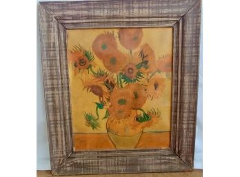 Van Gogh Vase With Sunflowers Print
