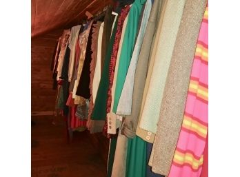 Cedar Closet Filled With Vintage Clothing