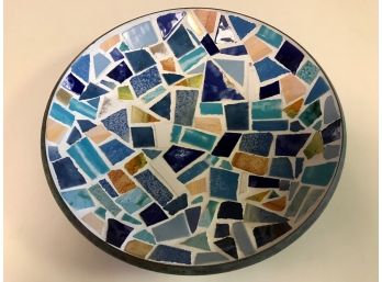 Mid-Century Mosaic Bowl