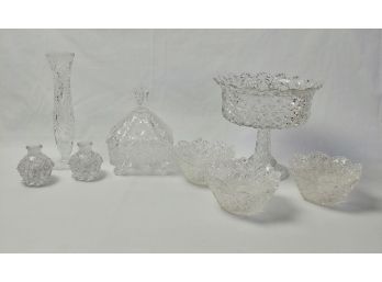 Lot Of Cut And Pressed Glass