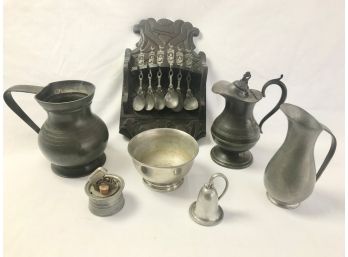 Lot Of Miscellaneous Pewter
