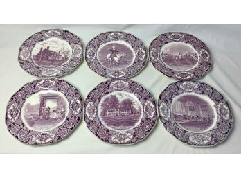 Crown Ducat George Washington Memorial Plates (6)
