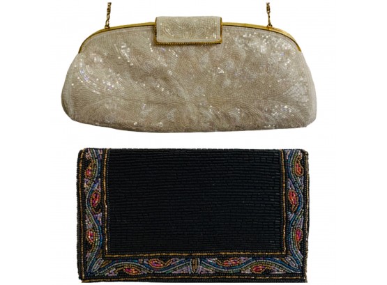 Pair Of Convertible Clutch / Shoulder Bags