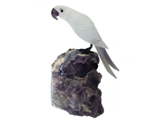 Semi-Precious Parrot Figurine (Retail $375.00)