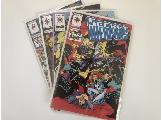 (4) Secret Weapons Comic Books (Click Main Photo To See All Photos)