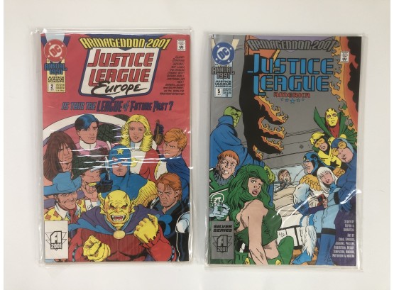 (2) Justice League Comic Books