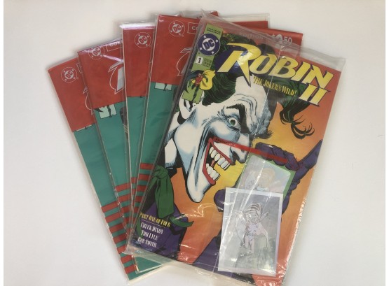 (5) Robin Comic Books (Click Main Photo To See All Photos)