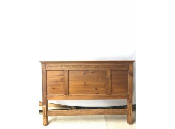 Solid Pine Bed Queen Sized Headboard And Foot Board