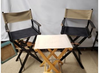 Three Director's Chairs
