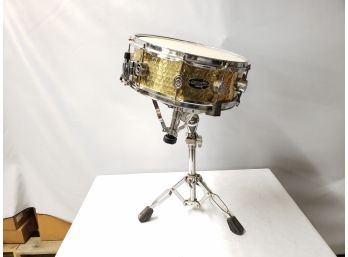 Pacific Drums & Percussion SX Series Hammered Brass Snare Drum W/Stand