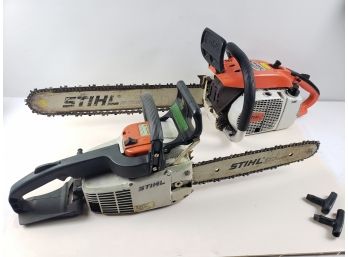Two STIHL Chainsaws - Working Need New Rope