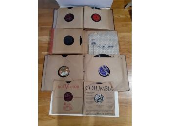 13 Binders With 78 Rpm Records